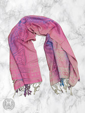 PINK AMETHYST DHARMA • Reversible Festival Shawl/Scarf Shawls 
