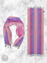 PINK AMETHYST DHARMA • Reversible Festival Shawl/Scarf Shawls 