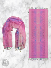 PINK AMETHYST DHARMA • Reversible Festival Shawl/Scarf Shawls 