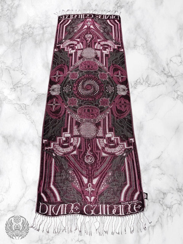 DIVINE GUIDANCE ✦ PETAL PINK ✦ Reversible Festival Shawl Shawl 