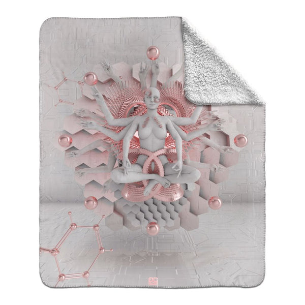 GOT'EM • GLASS CRANE • Sherpa Blanket Blanket 