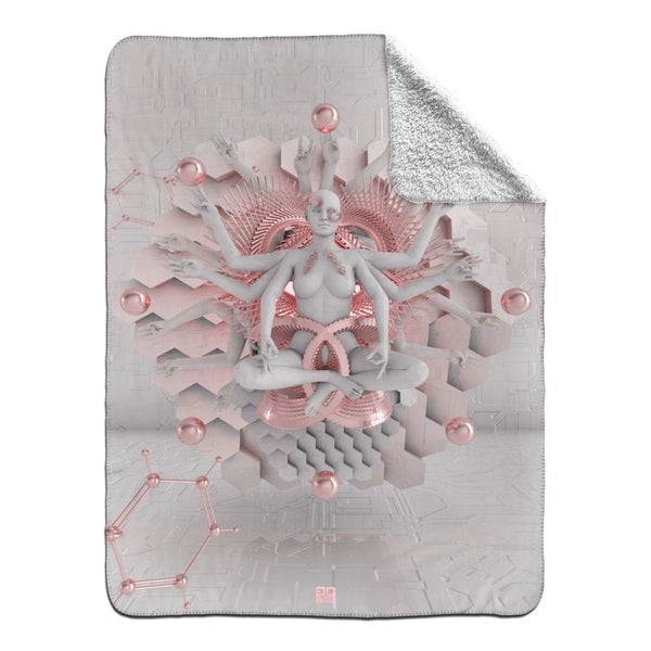 GOT'EM • GLASS CRANE • Sherpa Blanket Blanket 