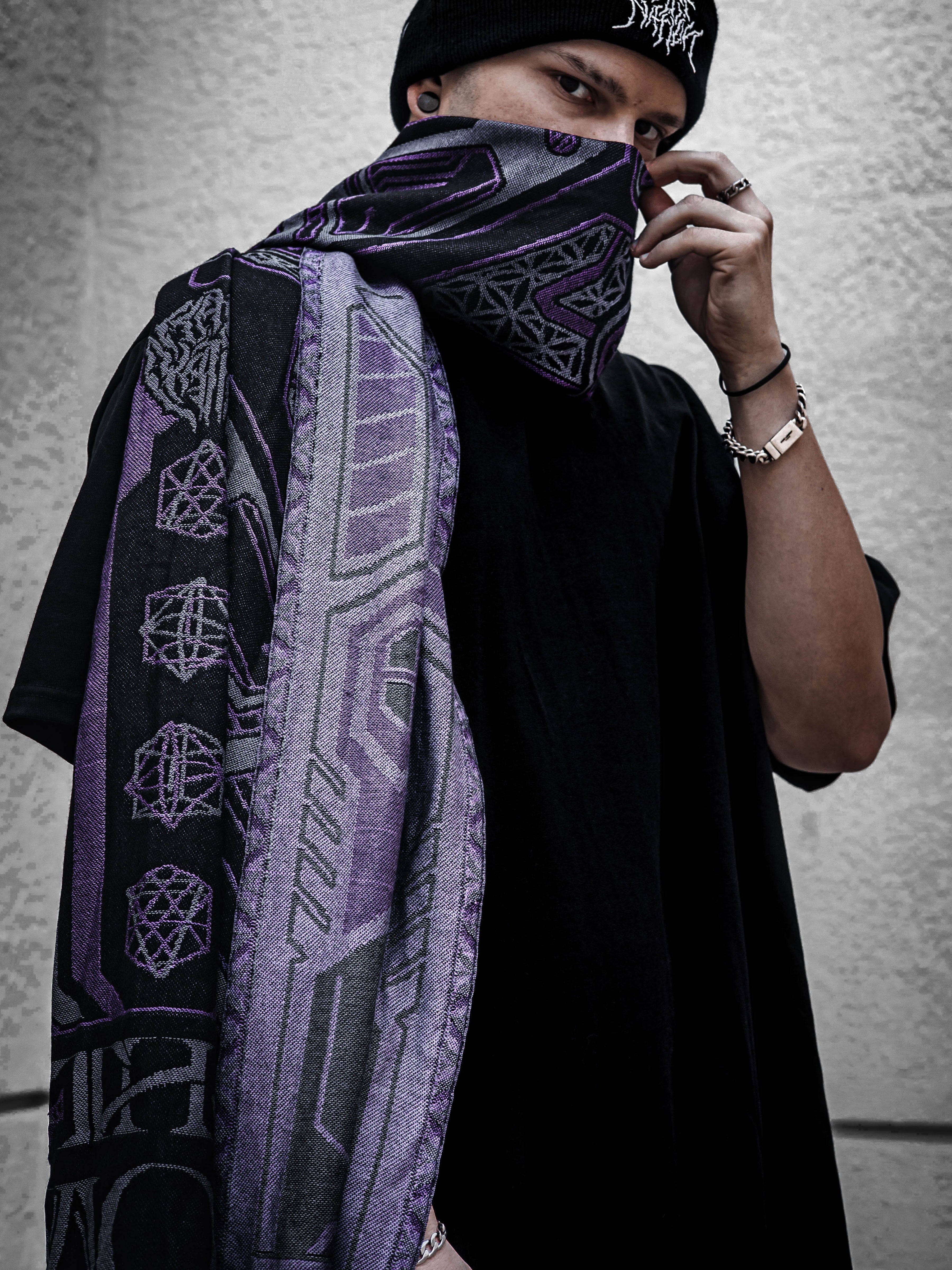 REMOVER OF OBSTACLES ✦ VIOLET SHAKTI ✦ Festival Shawl Shawls 