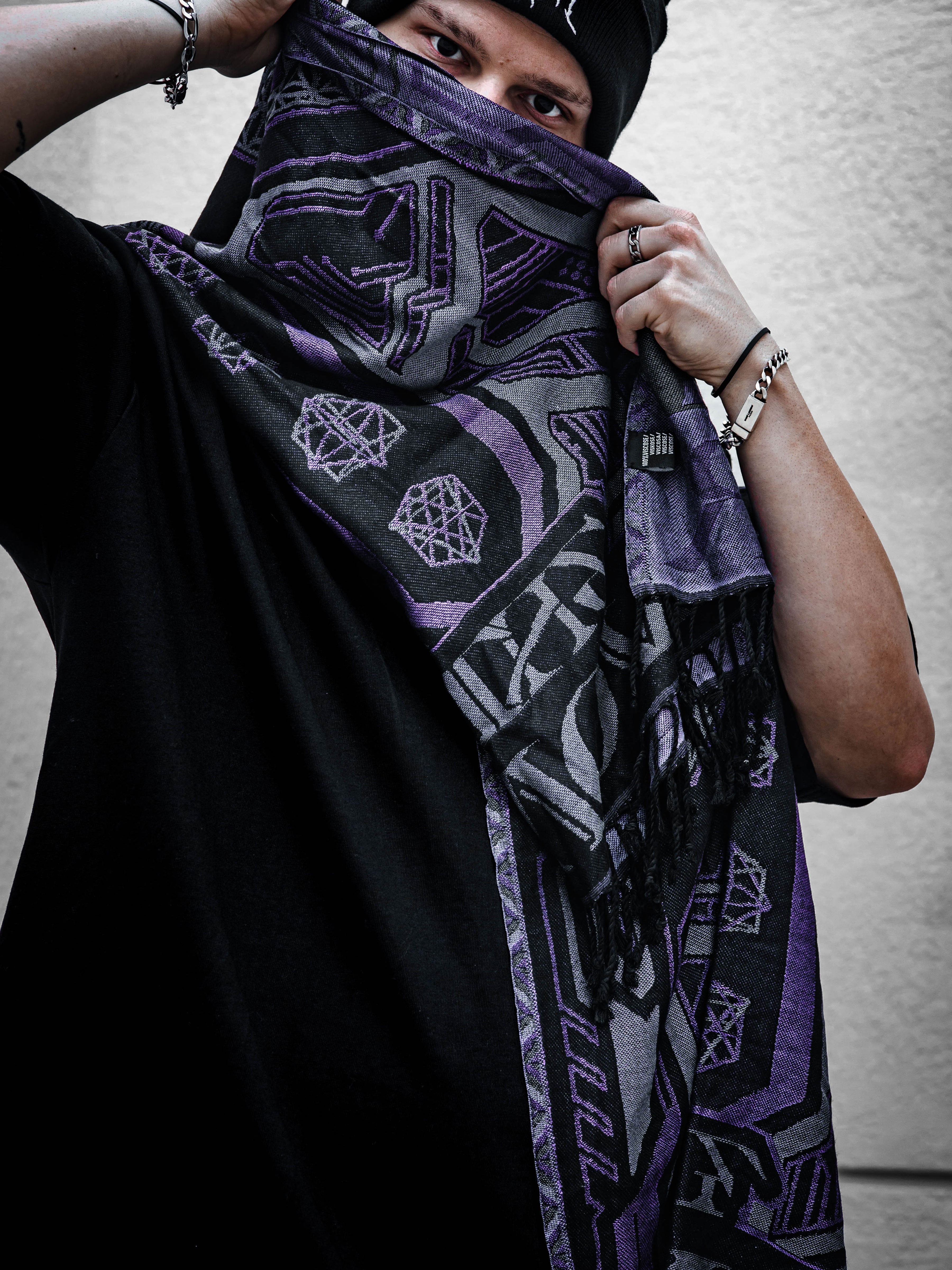 REMOVER OF OBSTACLES ✦ VIOLET SHAKTI ✦ Festival Shawl Shawls 