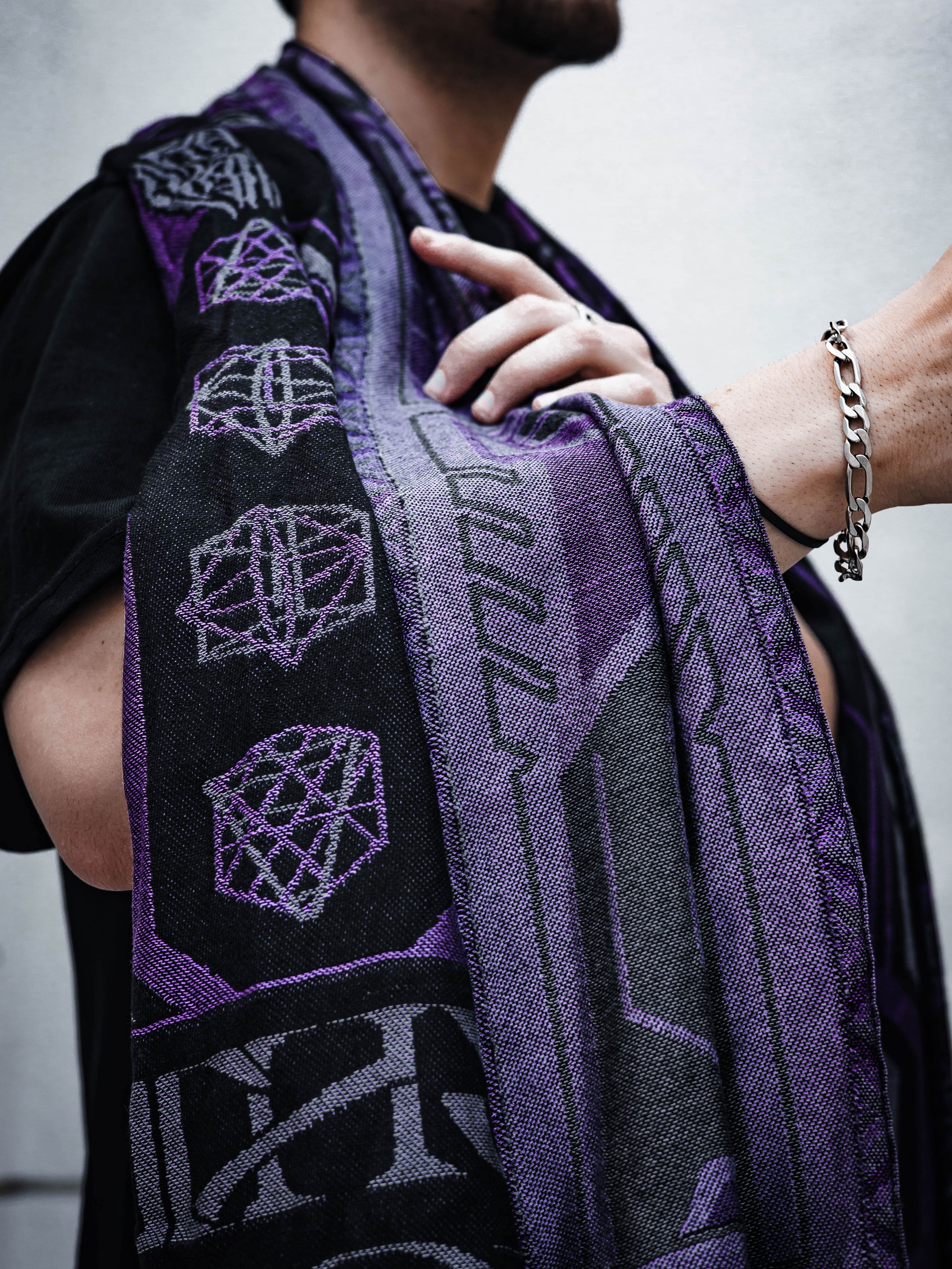 REMOVER OF OBSTACLES ✦ VIOLET SHAKTI ✦ Festival Shawl Shawls 