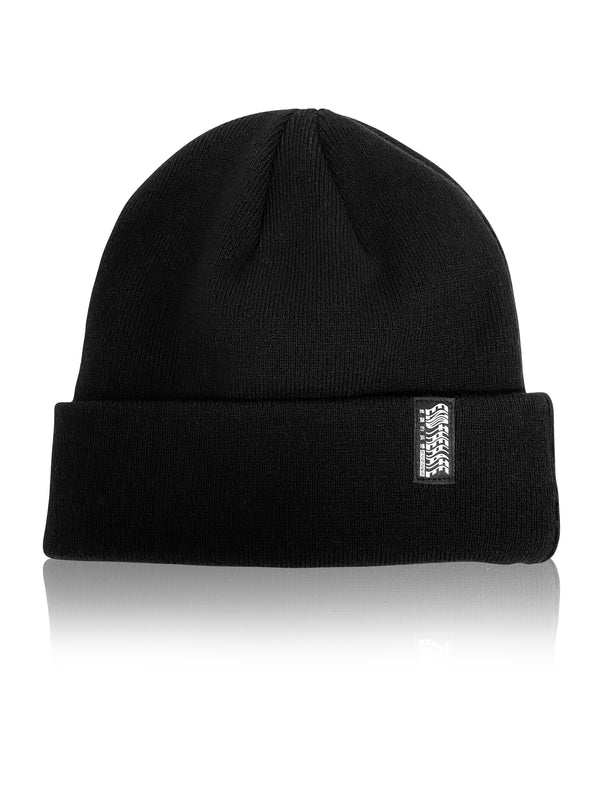 END THE HATE V1 • Metal Logo Knit Beanie Beanie 