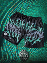 RAGECORE V2 ✦ Turquoise Silver Gradient ✦ Swim Shorts Swim 