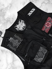 PRE-ORDER 8/22 ✦ PROTECTED BY INTENT V1 ✦ RED/BLACK ✦ TACTICAL VEST Vest 