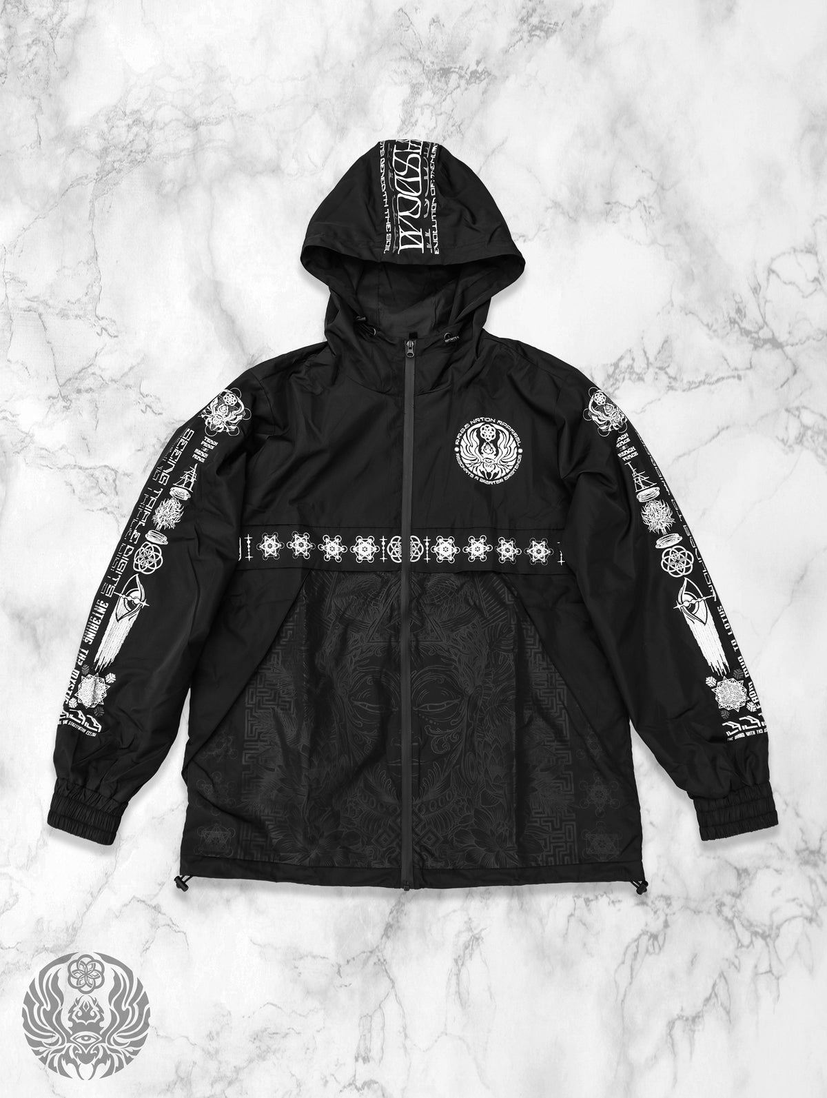 NEW RELEASE ✦ WOUNDS TO WISDOM ✦ Waterproof Zip-up Windbreaker Windbreaker 