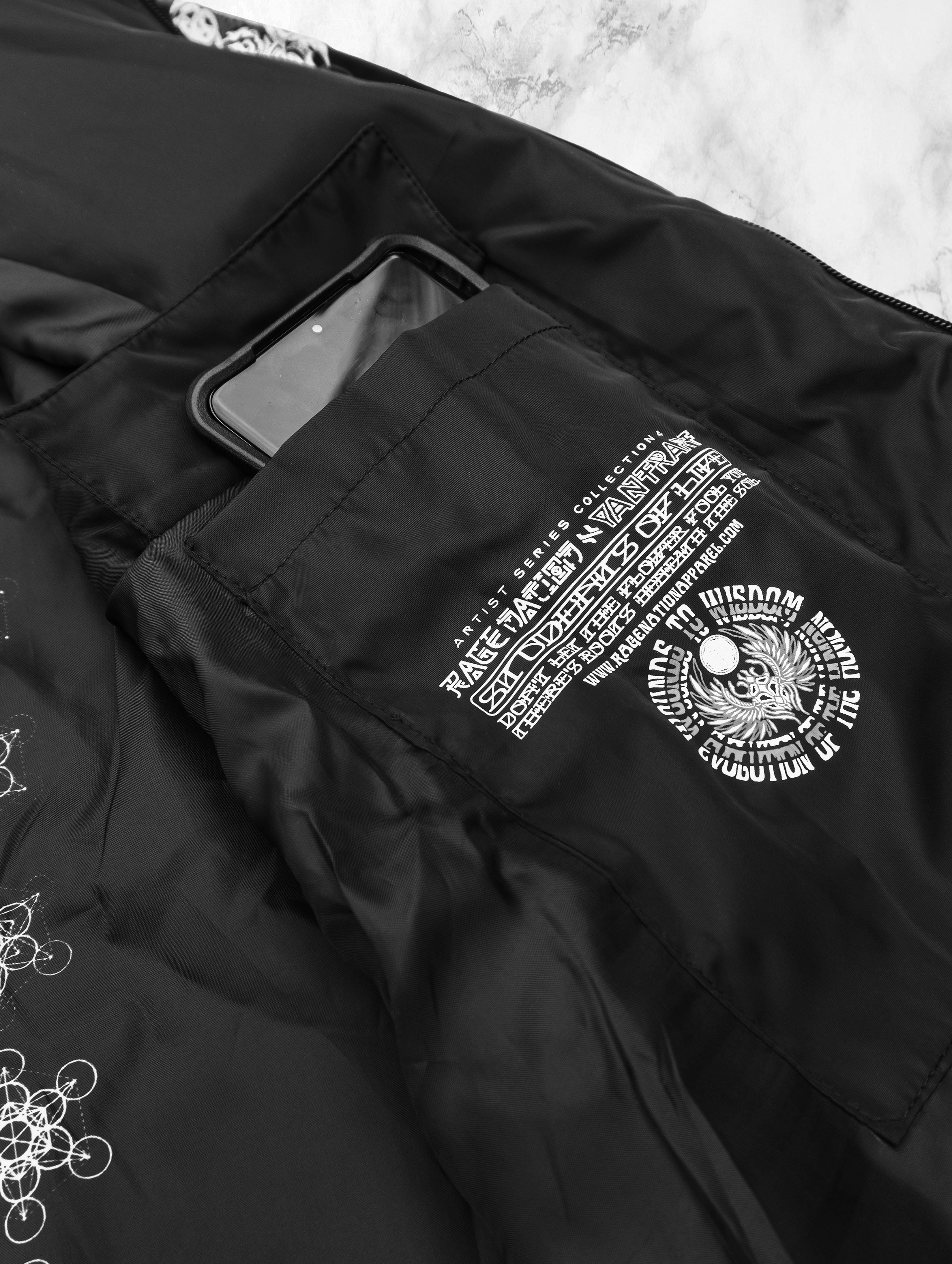 NEW RELEASE ✦ WOUNDS TO WISDOM ✦ Waterproof Zip-up Windbreaker Windbreaker 