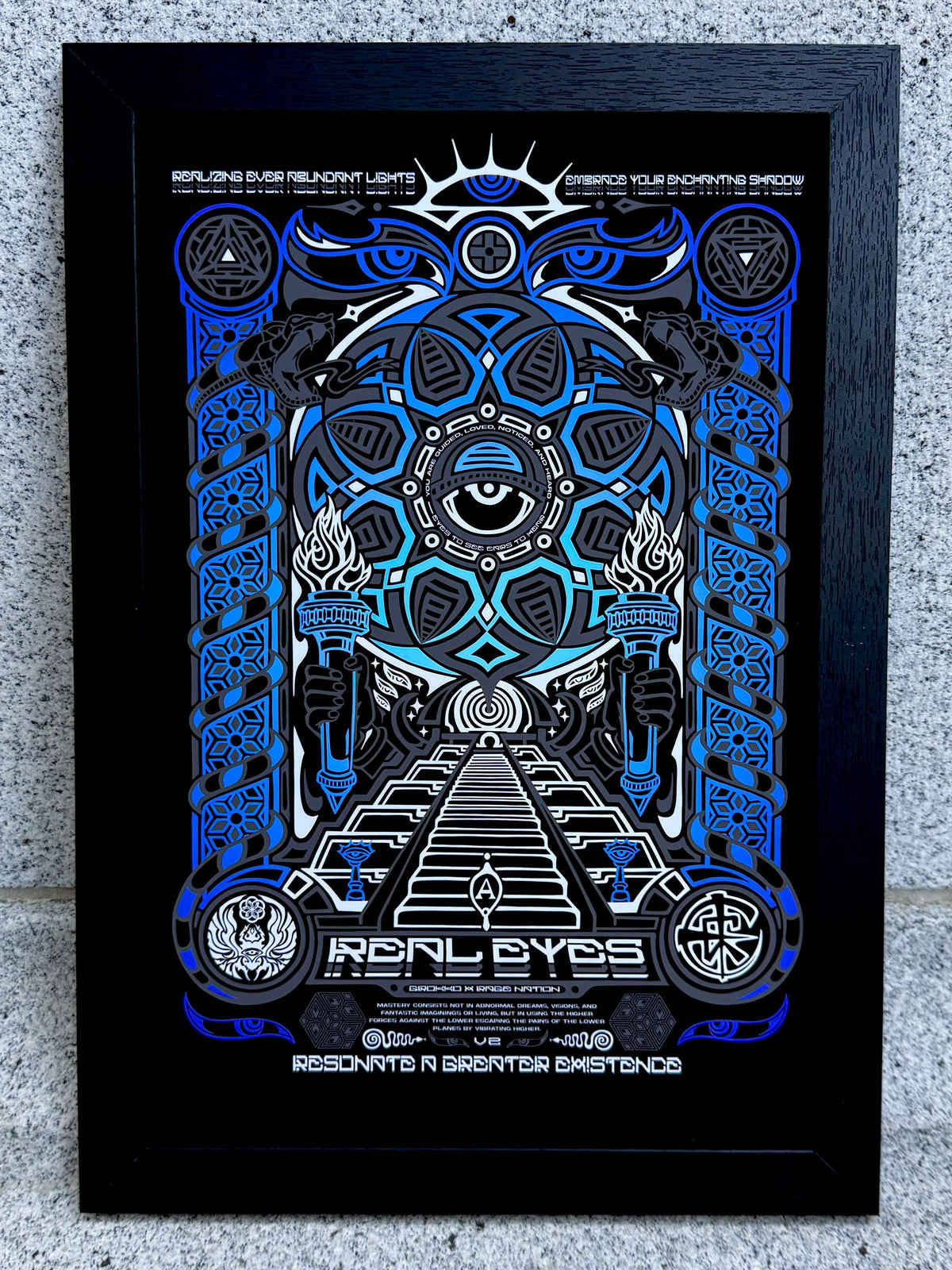 REAL EYES V2 ✦ LE 88 ✦ LIMITED EDITION GROKKO PRINT Print 