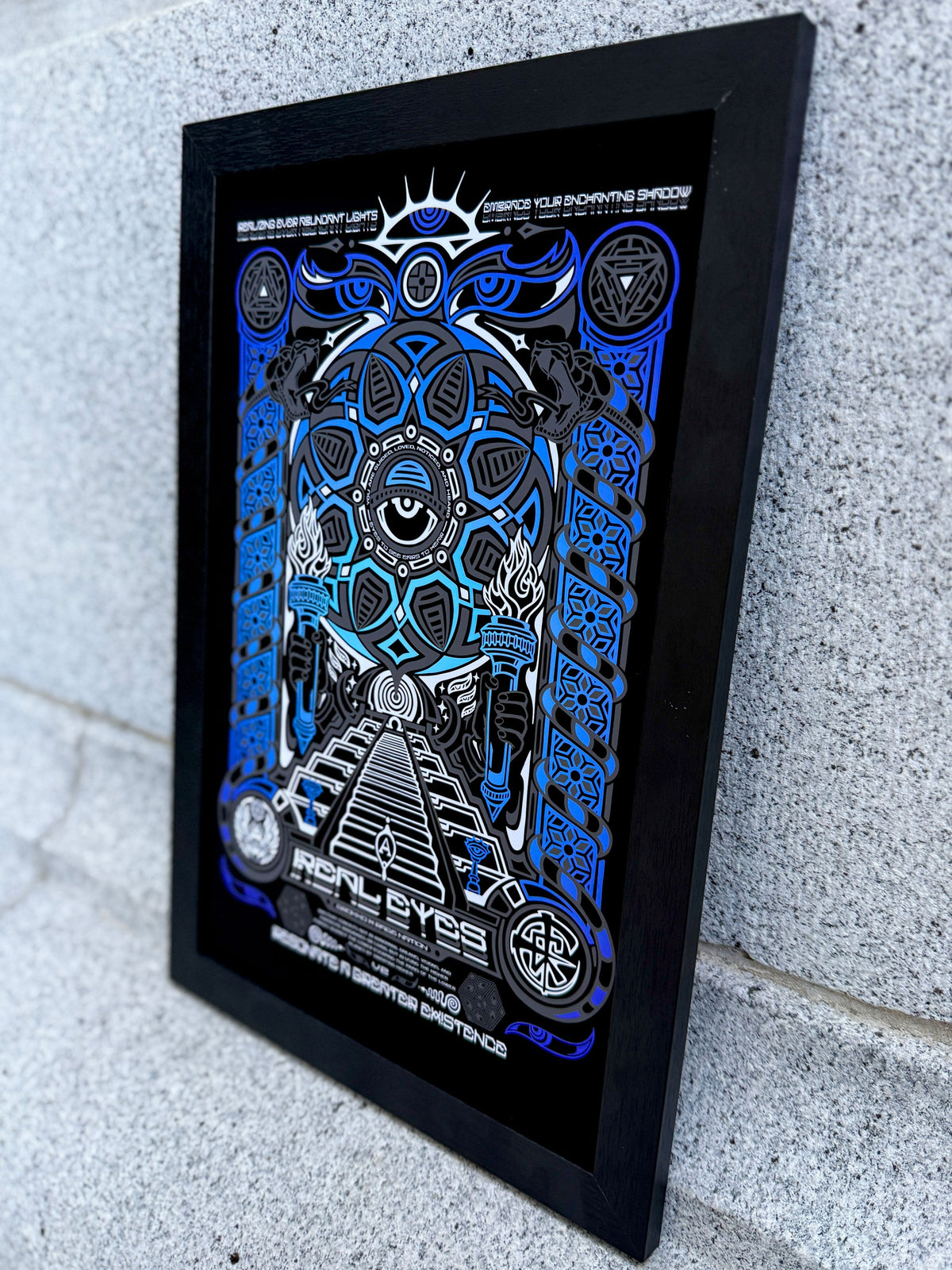 REAL EYES V2 ✦ LE 88 ✦ LIMITED EDITION GROKKO PRINT Print 
