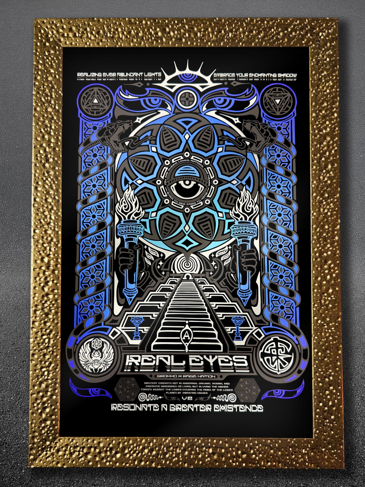 REAL EYES V2 ✦ LE 88 ✦ LIMITED EDITION GROKKO PRINT Print 