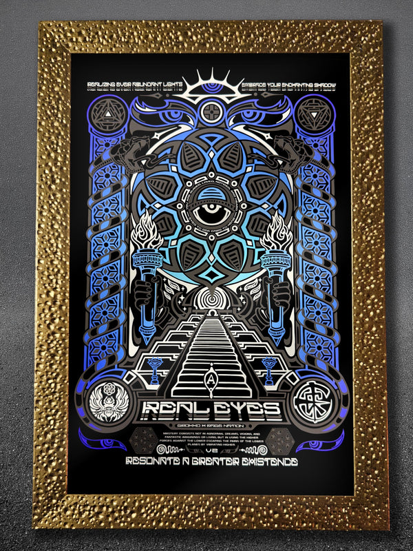 REAL EYES V2 ✦ LE 88 ✦ LIMITED EDITION GROKKO PRINT Print 