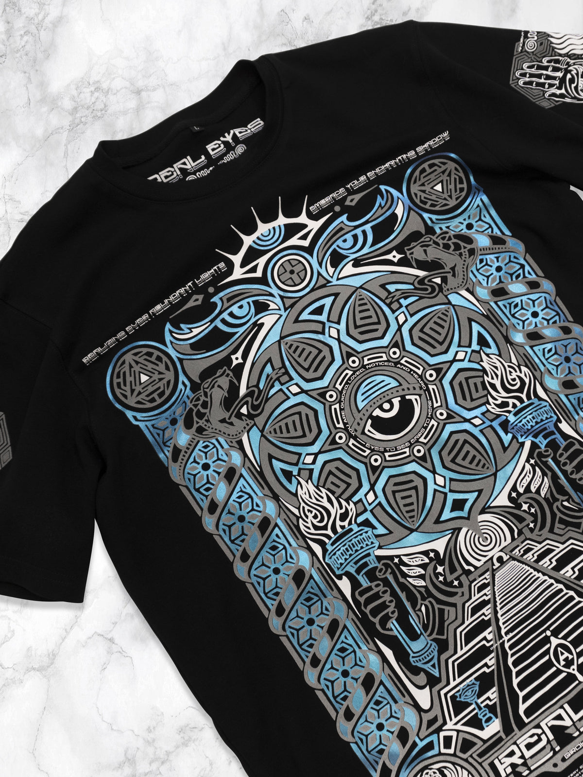 COMING SOON • REAL EYES V2 Purp City • Premium T-Shirt T-Shirt 