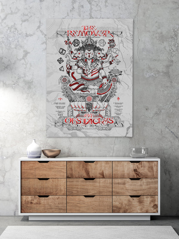 REMOVER OF OBSTACLES V2 ✦ Limited Edition Canvas Canvas 