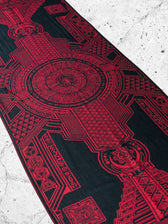 RESTOCKED ✦ TRANSCENDENCE • CRIMSON • GROKKO • Reversible Festival Shawl/Scarf Shawls 