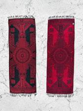 RESTOCKED ✦ TRANSCENDENCE • CRIMSON • GROKKO • Reversible Festival Shawl/Scarf Shawls 