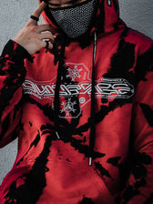 COEXIST V1 • RED SWIRL • SVBDVN×RNA • Heavyweight Tie-Dye Hoodie Hoodie 