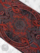 COMING SOON • PROTECTED BY INTENT • RED FESTIVAL SHAWL Shawls 