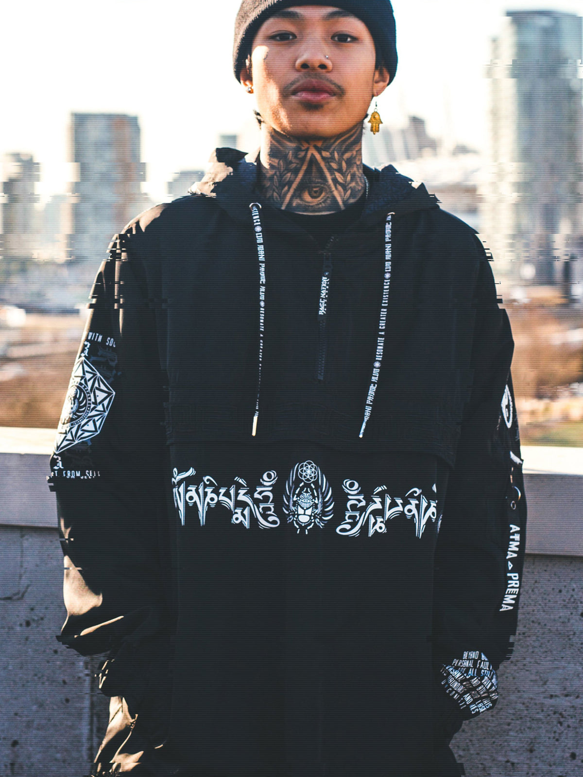 MANTRA V1 • All-Season Hooded Pullover Windbreaker Jacket 