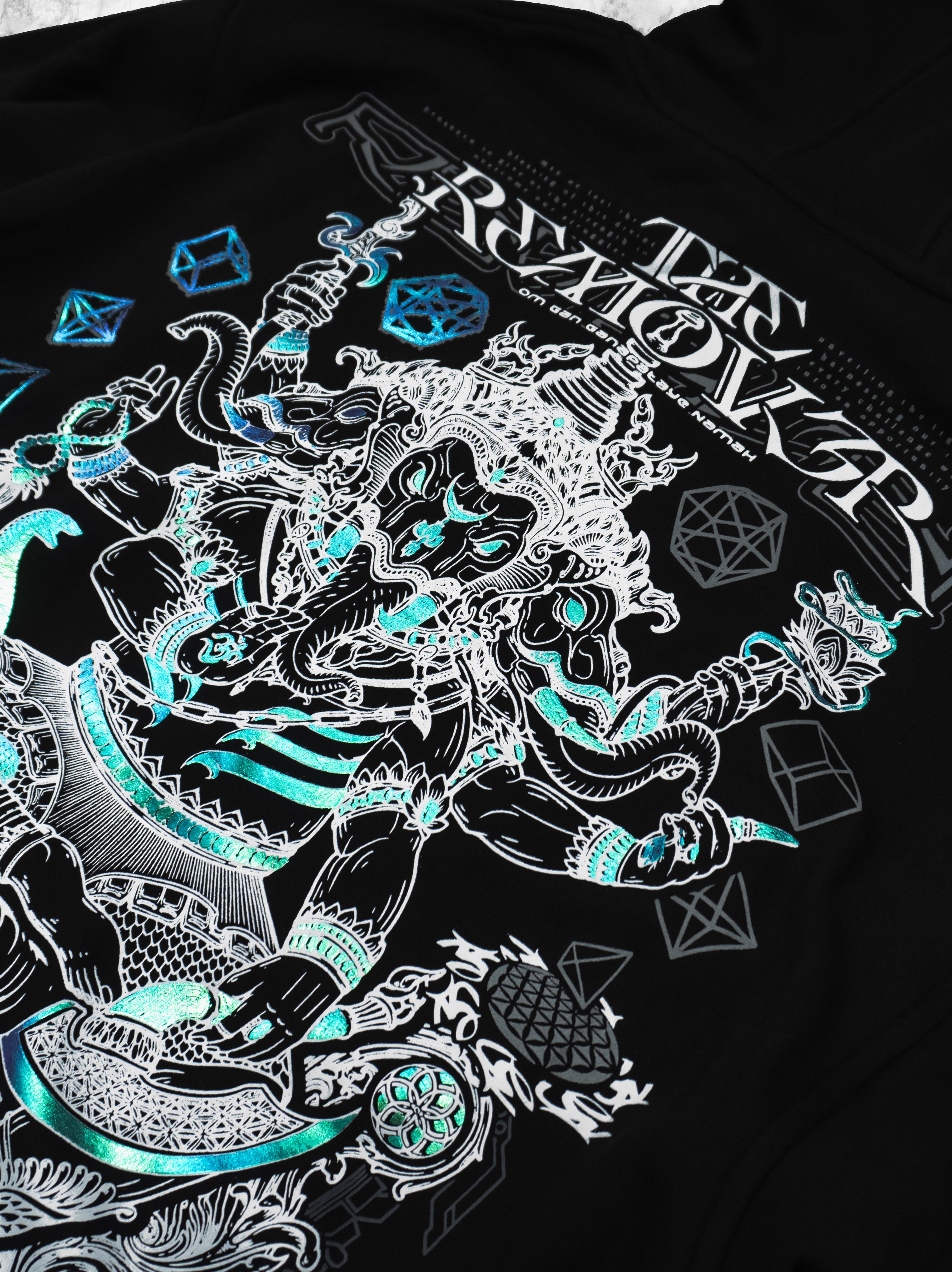 PRE-ORDER ✦ REMOVER OF OBSTACLES ✦ 3-TONE IRIDESCENT FOIL ✦ Premium Hoodie Hoodie 