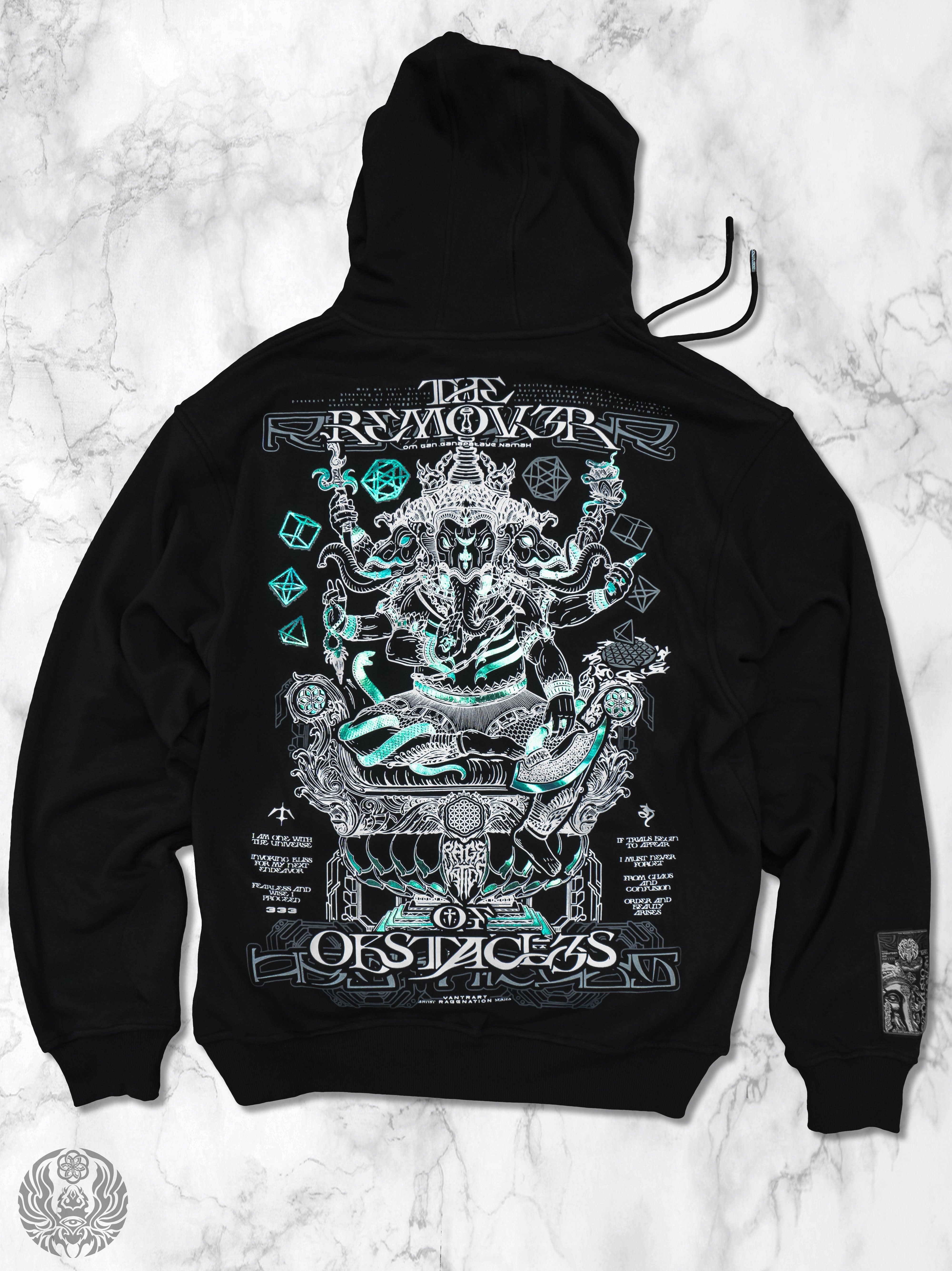 PRE-ORDER ✦ REMOVER OF OBSTACLES ✦ 3-TONE IRIDESCENT FOIL ✦ Premium Hoodie Hoodie 