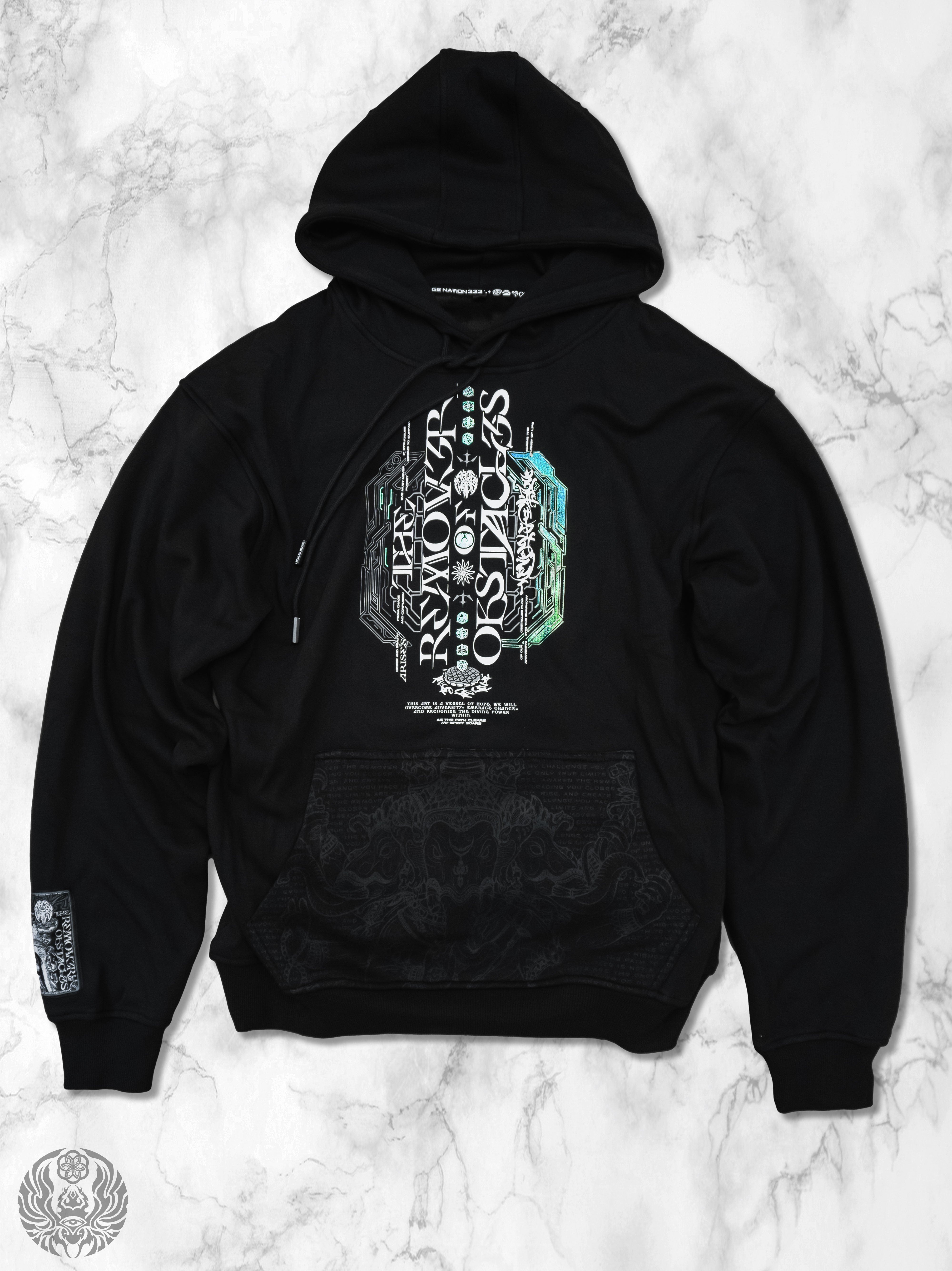 PRE-ORDER ✦ REMOVER OF OBSTACLES ✦ 3-TONE IRIDESCENT FOIL ✦ Premium Hoodie Hoodie 