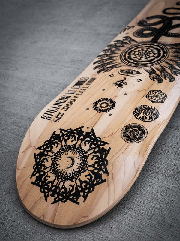 8.5" • SERPENT INVOCATION • Skateboard Deck Skateboard 