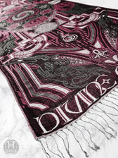 DIVINE GUIDANCE ✦ PETAL PINK ✦ Reversible Festival Shawl Shawl 
