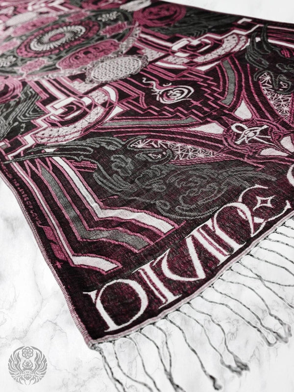 DIVINE GUIDANCE ✦ PETAL PINK ✦ Reversible Festival Shawl Shawl 