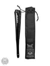 WOUNDS TO WISDOM • SILVER UV REACTIVE • Double-sided XL Bamboo Folding Fan w/ Carrier Bag Fan 