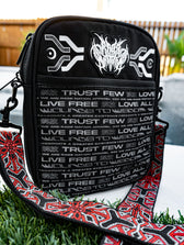NEW RELEASE • PROTECTED BY INTENT • Double-Sided • Reflective Print • SHOULDER BAG Shoulder Bag 