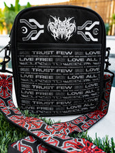 NEW RELEASE • PROTECTED BY INTENT • Double-Sided • Reflective Print • SHOULDER BAG Shoulder Bag 