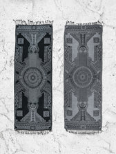 RESTOCKED ✦ TRANSCENDENCE • SILVER • GROKKO • Reversible Festival Shawl/Scarf Shawls 