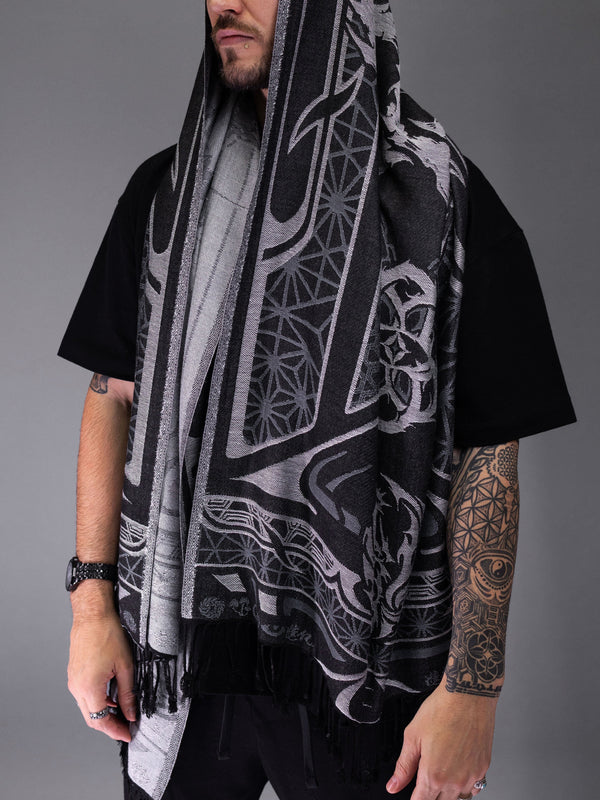 SEEDS OF LIGHT ✦ Inverted Festival Shawl Shawls 