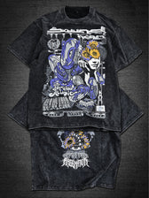 SOUND HEALS acid wash distressed ✦ T-Shirt T-Shirt 