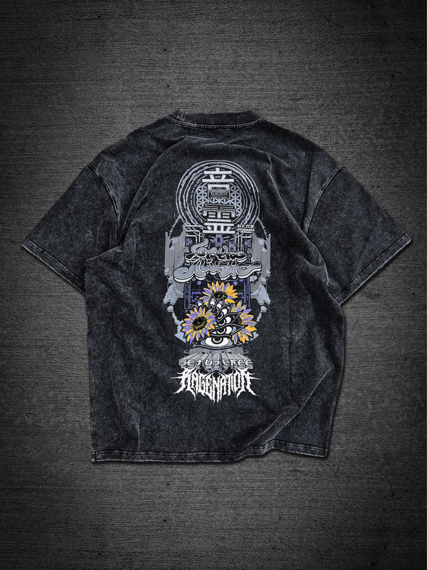 SOUND HEALS acid wash distressed ✦ T-Shirt T-Shirt 