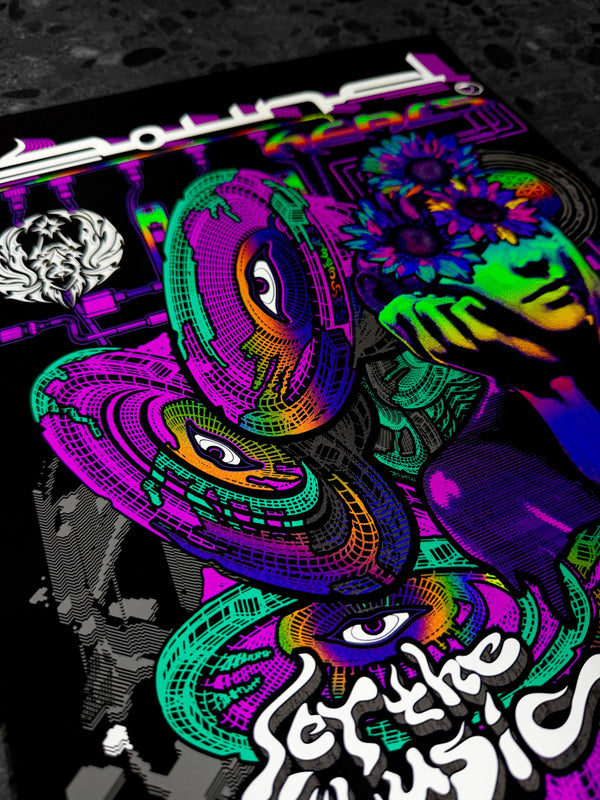 SOUND HEALS V2 ✦ LE 88 ✦ PRINT by @BILLNATION333 Print 