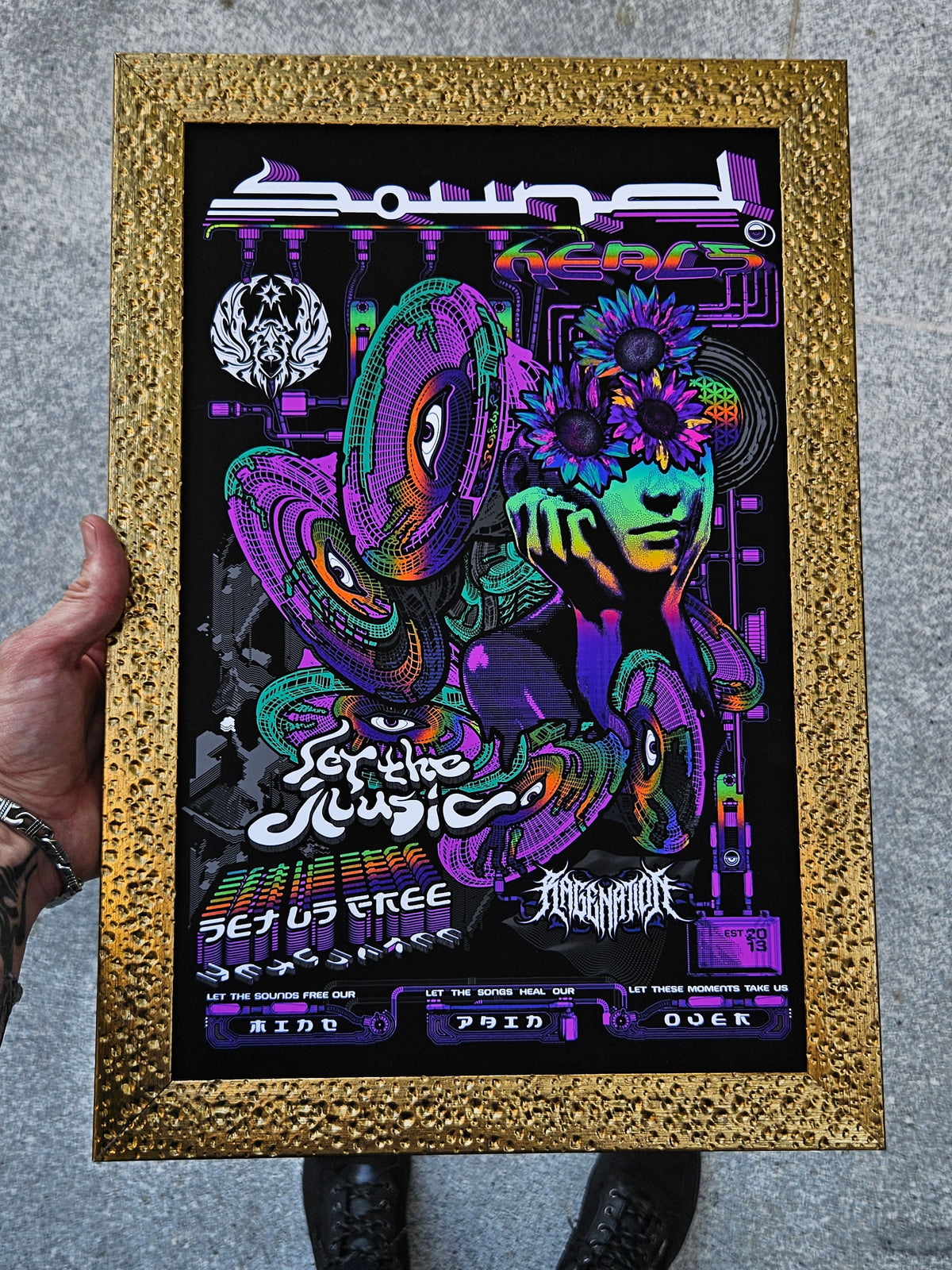 SOUND HEALS V2 ✦ LE 88 ✦ PRINT by @BILLNATION333 Print 