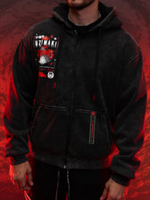 OFFICIAL UZUMAKI ✦ SPIRAL OBSESSION ✦ Acidwash Zip-up Hoodie Hoodie 
