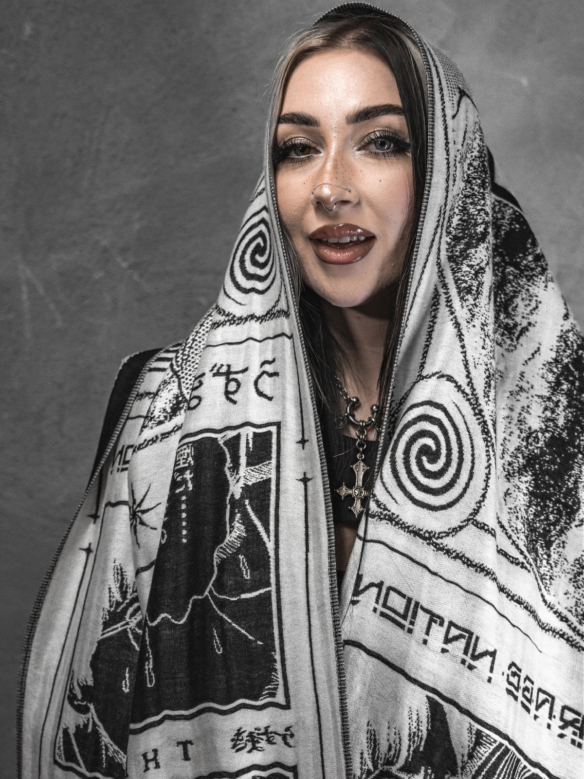 OFFICIAL UZUMAKI ✦ SPIRAL OBSESSION ✦ Pashmina Shawl Shawl 