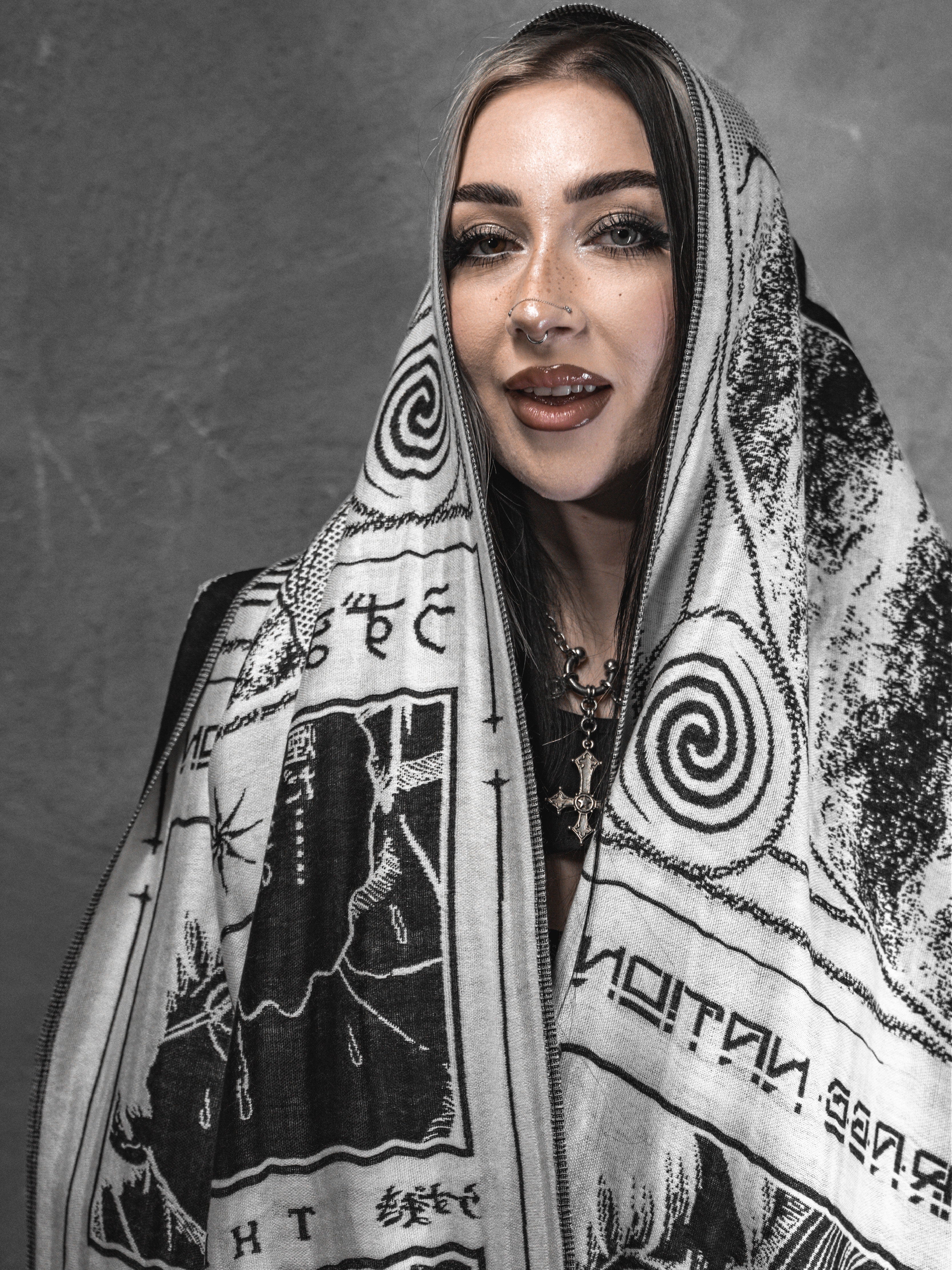 OFFICIAL UZUMAKI ✦ SPIRAL OBSESSION ✦ Pashmina Shawl Shawl 