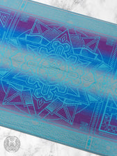 TEAL AMETHYST DHARMA • Reversible Festival Shawl/Scarf Shawls 