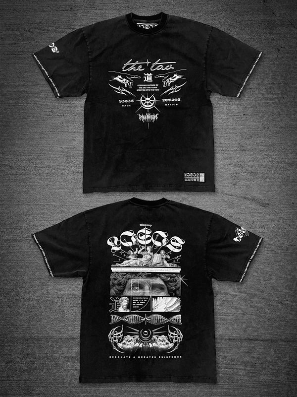 COMING SOON ✦ The Tao ✦ Oversized Acid Wash Tee T-Shirt 