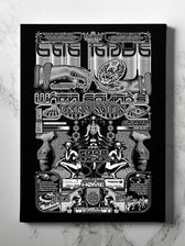 The Rave Canvas Black White 