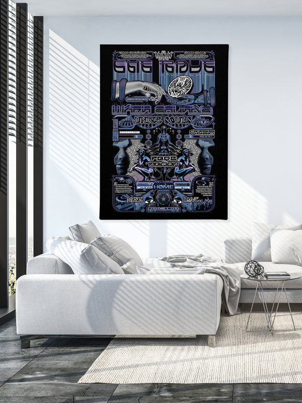 THE RAVE 001 ✦ RAGE NATION ✦ 111 Limited Edition Canvas Canvas 