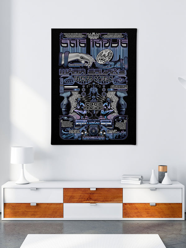 THE RAVE 001 ✦ RAGE NATION ✦ 111 Limited Edition Canvas Canvas 