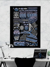 THE RAVE 002 ✦ RAGE NATION ✦ 111 Limited Edition Canvas Canvas 