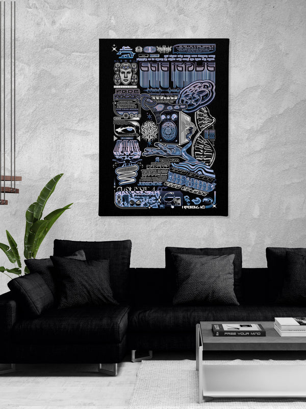 THE RAVE 002 ✦ RAGE NATION ✦ 111 Limited Edition Canvas Canvas 